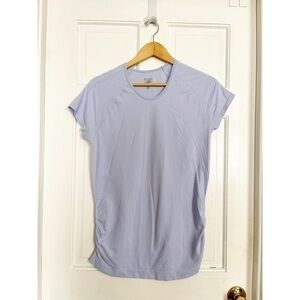 Athleta Active Light Blue Tee Top Sz L